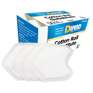 Defend Dri-Angle Small Cotton Roll Substitute, 50/bx