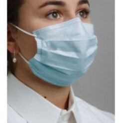Level 3 Dual Fit Ear-Loop Face Mask, Pleated, Blue (50 ct)