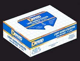 Defend Clear Handpiece Barrier Sleeves 1 1/2" X 8" 500/Box