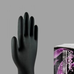 Adenna Shadow Black Nitrile Powder Free (PF) Exam Gloves ( Small ) 10 Boxs - 1 Case