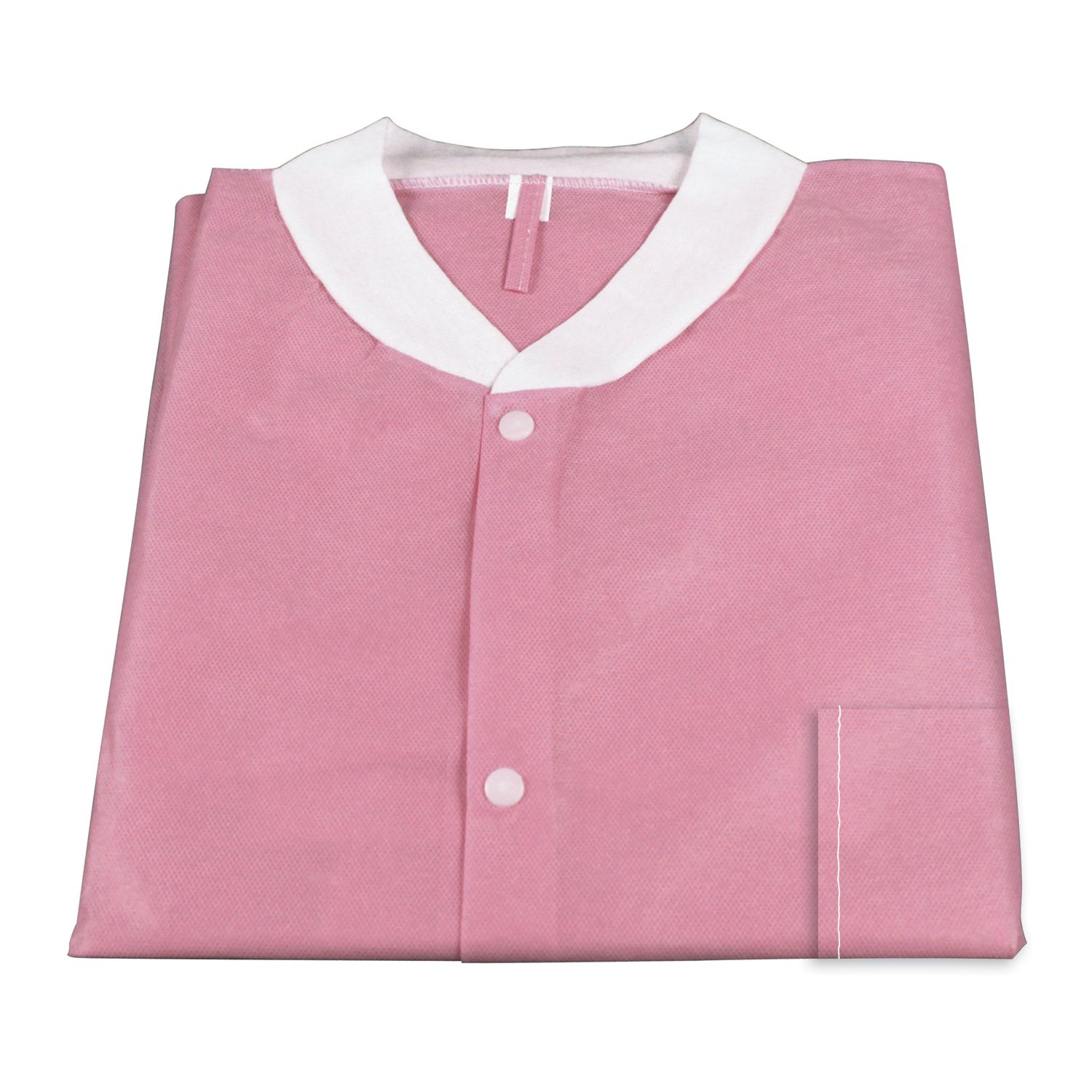 Dynarex Lab Jacket w/ Pockets: PINK 2XL 10pcs/Bag