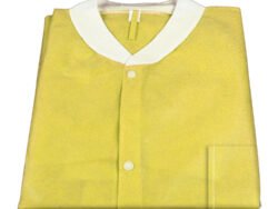 Dynarex Lab Jacket w/ Pockets: YELLOW Large  10pcs/Bag