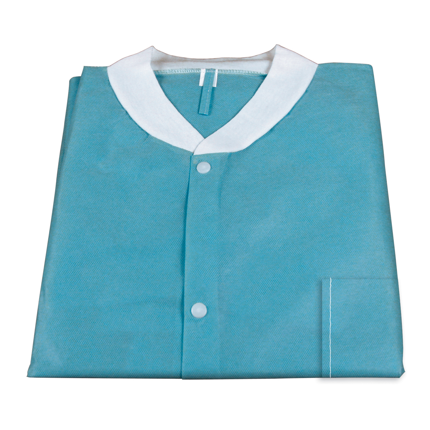 Dynarex Lab Coat  w/ Pockets: TEAL XLarge   10pcs/cs