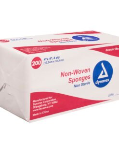 Dynarex Non-Woven Sponge Gauze 4-PLY 4" x 4" 2000/case