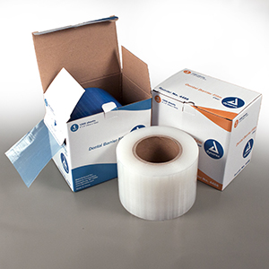 Dynarex Barrier Film 4" X 6" 1200 sheets per roll - Blue