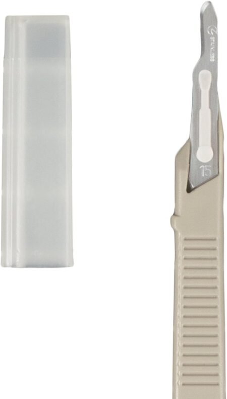 Stainless Steel Disposable Scalpel #15- Sterile - 10/Box