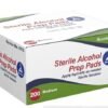 Dynarex Alcohol Prep Pad Sterile, Medium, 200 Per Box