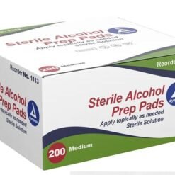 Dynarex Alcohol Prep Pad Sterile, Medium, 200 Per Box