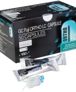 GC America Fuji Ortho LC 50-Capsule Package. Light-Cure Resin Reinforced Glass Ionomer Orthodontic Cement