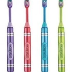 GUM Crayola Metallics Marker Soft Toothbrushes, 12/Pack