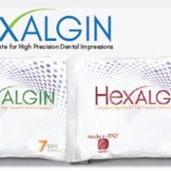 HexaAlgin, Alginate Chromatic 2 Phase, Fast Set, Dust Free, (Setting Time 1-Min in Mouth), 454g, (1lb) - GREEN COLOR