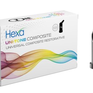 Hexa Dental One Shade Universal, Uni-Tone Composite, Restorative, 20 X 0.28gm Universal Unidose Compules (CU-2011)