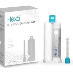 Hexa Bite Registration CLEAR 50ml, Regular Set, GERMAN MADE, 2 Cartridges+6 Mixing Tips, HBC-0004