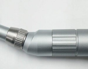 Head Dental Contra Angle Handpiece 1:1, 30,000rpm for CA Bur, Push Button Type Ball-Bearing Head