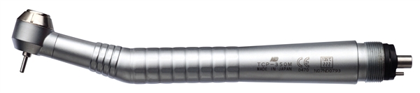 Head Dental Airturbine Handpiece Push-Button Chuck, Large-Torque Head, 350,000rpm, ISO 4 holes