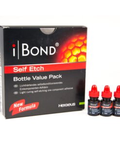 Heraeus Kulzer iBond Self Etch 3 x 4 mL Bottle Value Kit. One Step Etching, Priming