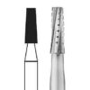 Hexa Carbide Bur FGOS 702 Surgical Cross Cut Tapered Fissure, 100/PK