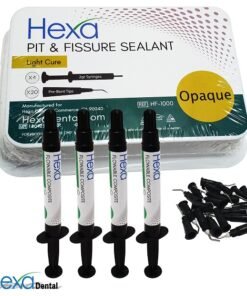 Hexa Pit & Fissure (OPAQUE PINK) Sealant Light Cure, HF-1000 - Comparable to clinpro sealant