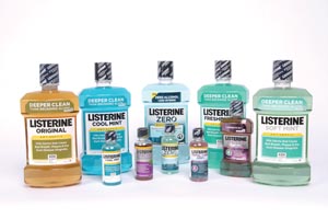 Listerine® Total Care Zero™ Mouthwash (Mouth rinse), Alcohol Free, Fresh Mint, 95mL (3.2 oz) Travel Size