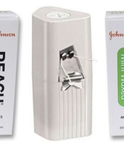 J&J REACH DENTAL FLOSS - PROFESSIONAL SIZE - Dental Floss, Mint Waxed, 200 yds + 1 Dispenser