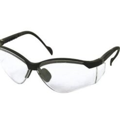 Breeze, Black Frame/Clear Lens Safety Glasses