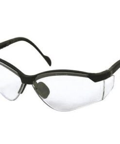 Breeze, Black Frame/Clear Lens Safety Glasses