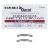 Stainless Steel Ivory Type Matrix Bands, 12/Pkg - #1 Molar Narrow .002