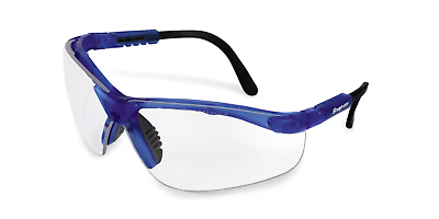 Breeze, Blue Frame/Clear Lens Safety Glasses