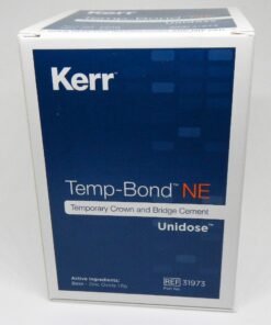 Kerr TempBond NE 50 Pack Temporary Dental Cement Zinc Oxide-NE NON EUGENOL Base Temp-Bond