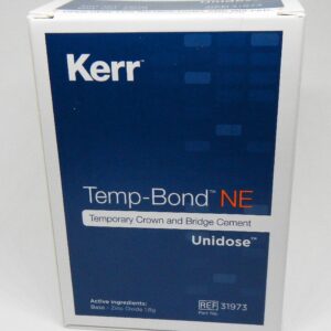 Kerr TempBond NE 50 Pack Temporary Dental Cement Zinc Oxide-NE NON EUGENOL Base Temp-Bond