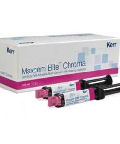 Maxcem Elite Chroma Resin Cement, Dual Cure - Clear Refill: 2 x 5 g Dual Barrel