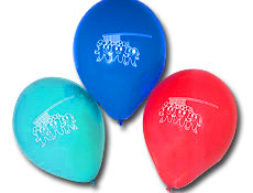 Imprinted Brush Balloons- 1000/pk