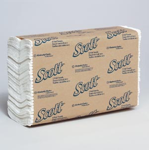 KIMBERLY-CLARK C-FOLD TOWELS - Scott C-Fold Towels , 1-Ply , 200/pk , 12/cs