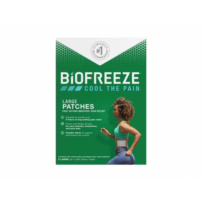 Biofreeze Large Pain Relieving Patches - 5/pk