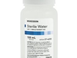 McKesson Irrigation Solution Sterile Water for Irrigation Not for Injection Bottle, Screw Top 100 mL
