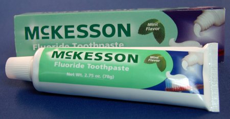 McKesson Mint Flavor Toothpaste (1.5 oz. Tube), 12 per Pack