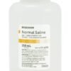 McKesson Normal Saline USP Sterile Irrigation Solution Sodium Chloride 0.9% Solution Bottle, Screw Top 250 mL