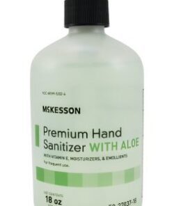 McKesson Hand Sanitizer with Aloe McKesson Premium 18 oz. Ethanol Gel Pump Bottle