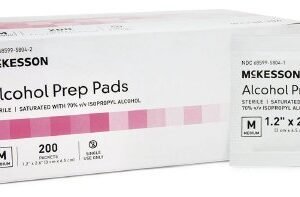 PAD, ALCOHOL PREP STR MED (200/BX) McKesson MedSurg 