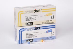 EXEL DENTAL NEEDLES 30G Short (21mm), 100/bx