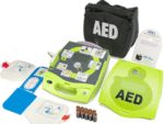 Fully-Automatic AED Plus with Medical Prescription, AED Cover, Plus RX Medical Prescription, CPR-D-Padz Electrode, (10) CR123a Batteries & Carry Case
