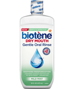 Biotene Dry Mouth Gentle Oral Rinse - Mild Mint 16oz (Pack of 4)