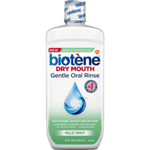 Biotene Dry Mouth Gentle Oral Rinse - Mild Mint 16oz (Pack of 4) 
