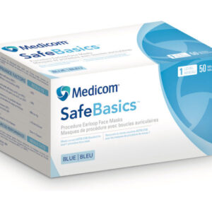 Medicom Safe Basics Blue Procedure Earloop Masks- ASTM Level 3