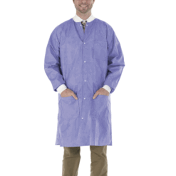 Medicom High Performance Lab Coat, lab jacket, Plum Purple, Medium, 12/bg