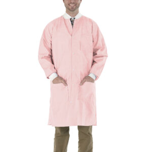 Medicom High Performance Lab Coat, lab jacket, Pretty Pink, Large, 12/bg