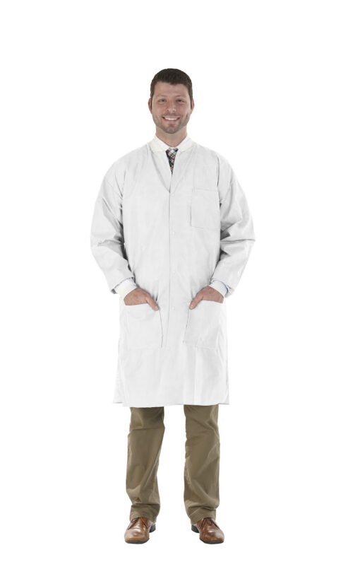 Medicom High Performance Lab Coat, lab jacket, White Frost, Large, 12/bg