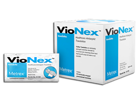 Metrex Vionex Antiseptic Towelettes 50 / Box Hand Hygiene / Skin Care