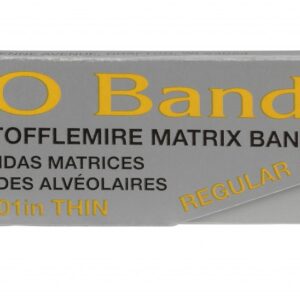 MICROBRUSH HO BANDS™ TOFFLEMIRE MATRIX BANDS - #1 Universal-Regular 0.001" , 100/pk