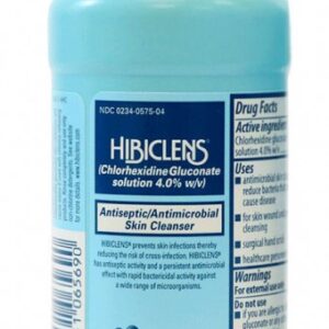 Molnylycke Hibiclens Antiseptic Antimicrobial Skin Cleanser 4 oz Single Bottle